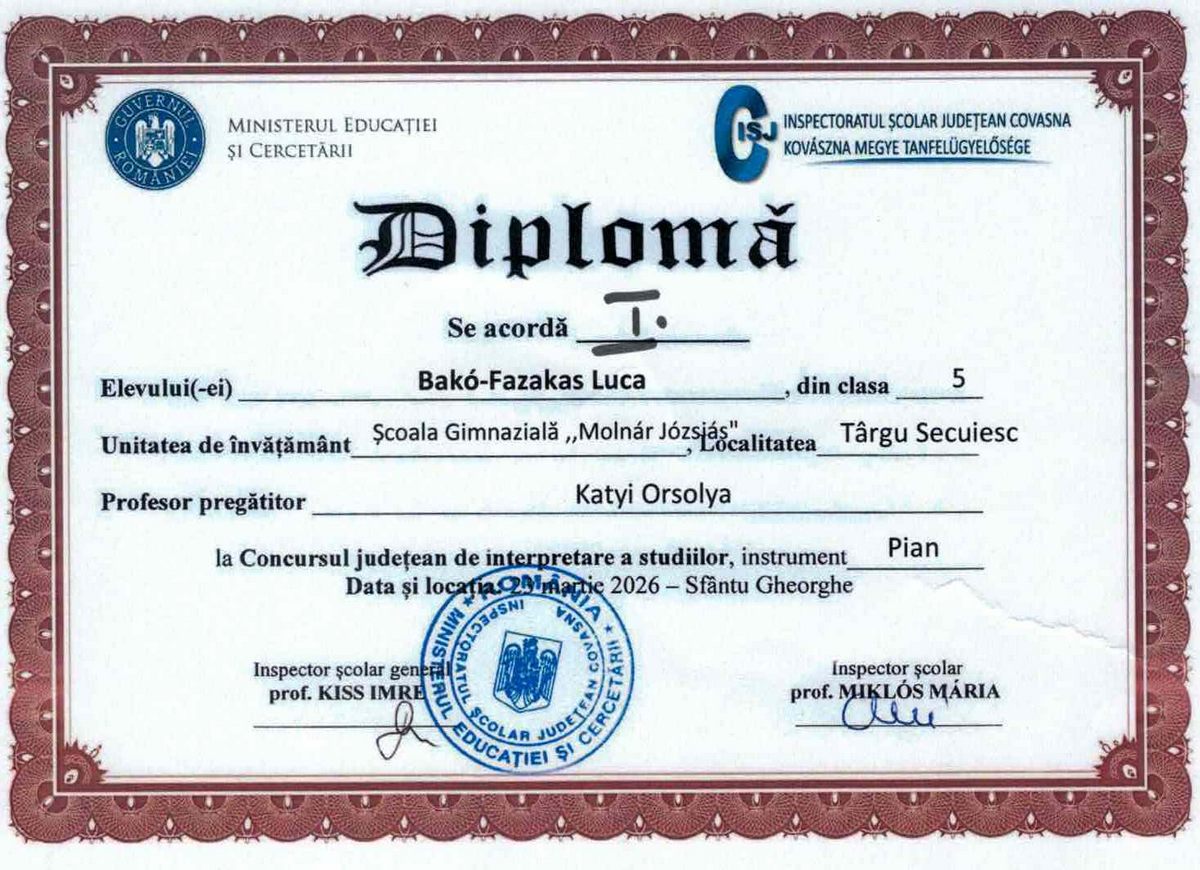 oklevél